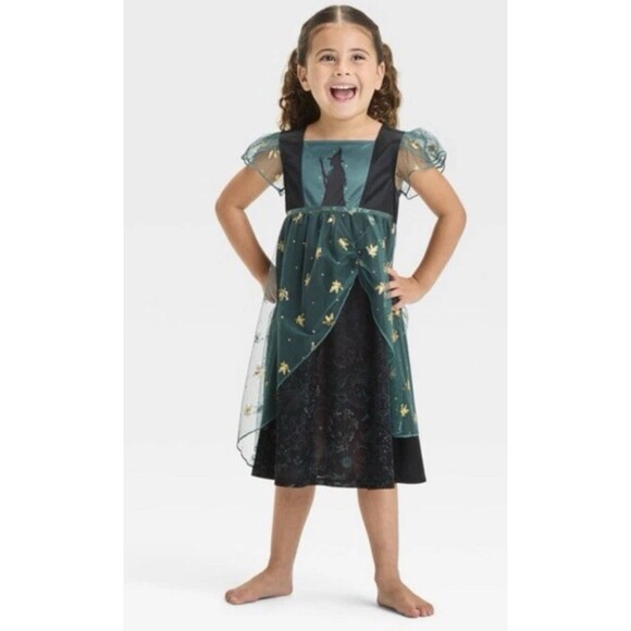Wicked Elphaba Witch Dress Character Fantasy Girls Size 3T Movie Halloween - Picture 1 of 8